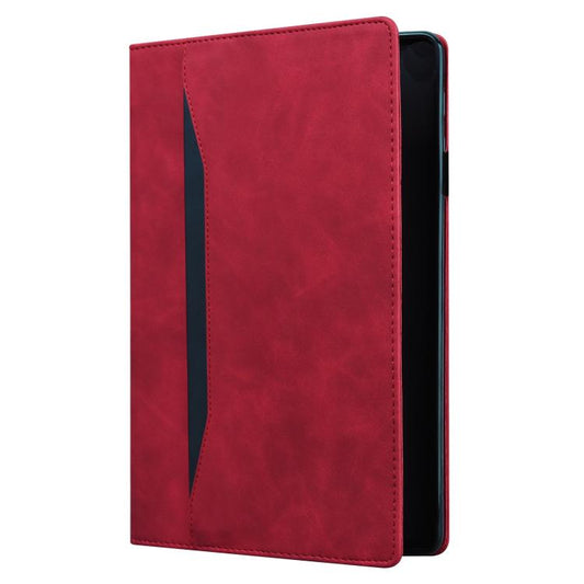 For Samsung Galaxy Tab S10 FE+ Splicing Shockproof Leather Tablet Case(Red) - Galaxy Tab S10 FE+ by buy2fix | Online Shopping UK | buy2fix