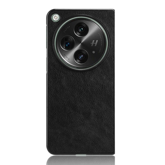 For OPPO Find N3 Litchi Texture Back Cover Phone Case(Black) - OPPO Cases by buy2fix | Online Shopping UK | buy2fix
