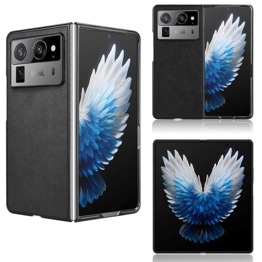 For Tecno Phantom V Fold2 Litchi Texture Back Cover Phone Case(Black)