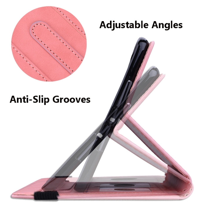 For Samsung Galaxy Tab S9 FE+ Calf Texture Embossed Leather Tablet Case(Pink) by buy2fix