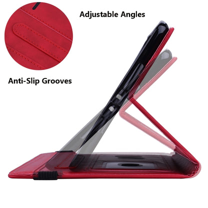 For Samsung Galaxy Tab S11 / S10 / S9 FE Calf Texture Embossed Leather Tablet Case(Red) by buy2fix