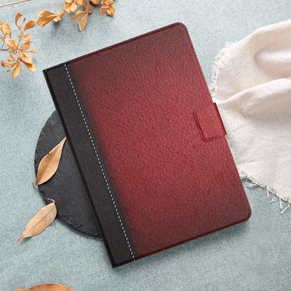 For Samsung Galaxy Tab A9+ Stitching Solid Color Smart PU Tablet Case with Sleep / Wake-up Function(Red) - Galaxy Tab A9+ by buy2fix | Online Shopping UK | buy2fix