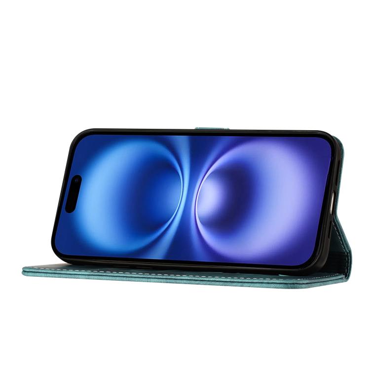 For iPhone Air Butterfly Cat Embossing Flip Leather Phone Case(Wathet) - iPhone Air Cases by buy2fix | Online Shopping UK | buy2fix