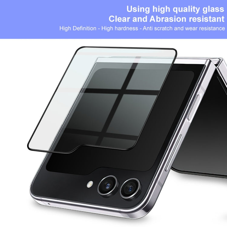 For Samsung Galaxy Z Flip5 5G IMAK Full Coverage Tempered Back Glass Film Set - Galaxy Tempered Glass by imak | Online Shopping UK | buy2fix