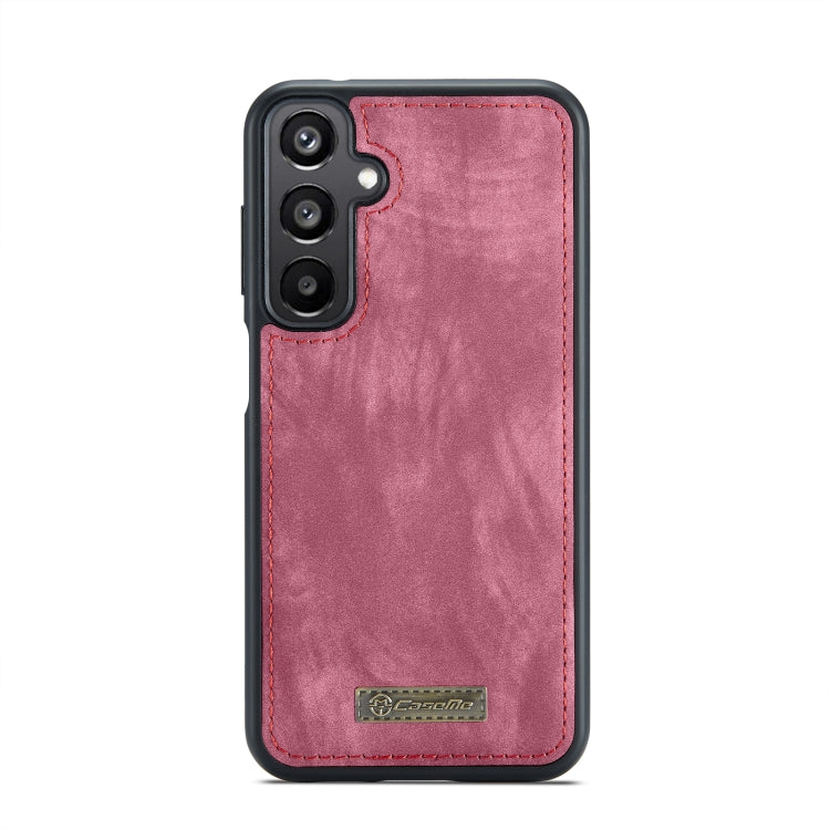 For Samsung Galaxy A15 5G CaseMe 008 Multifunctional Zipper Wallet Leather Phone Case with Lanyard(Red) by CaseMe