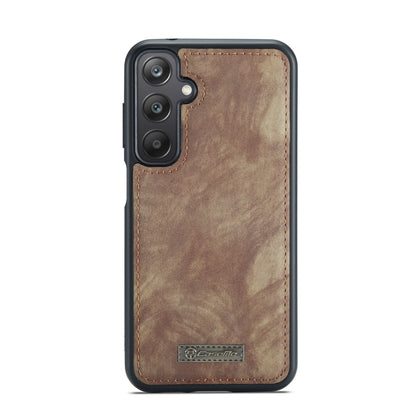 For Samsung Galaxy A25 4G CaseMe 008 Multifunctional Zipper Wallet Leather Phone Case with Lanyard(Brown) by CaseMe