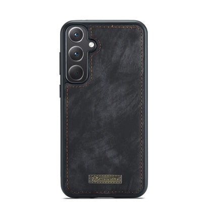 For Samsung Galaxy A35 5G CaseMe 008 Multifunctional Zipper Wallet Leather Phone Case with Lanyard(Black) by CaseMe