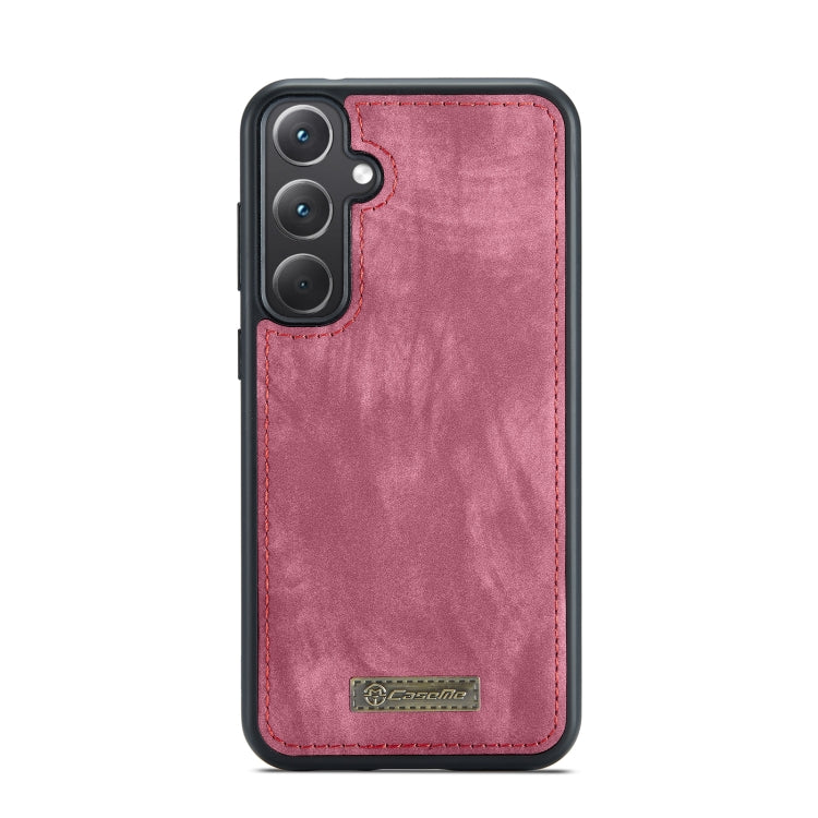 For Samsung Galaxy A35 5G CaseMe 008 Multifunctional Zipper Wallet Leather Phone Case with Lanyard(Red) by CaseMe