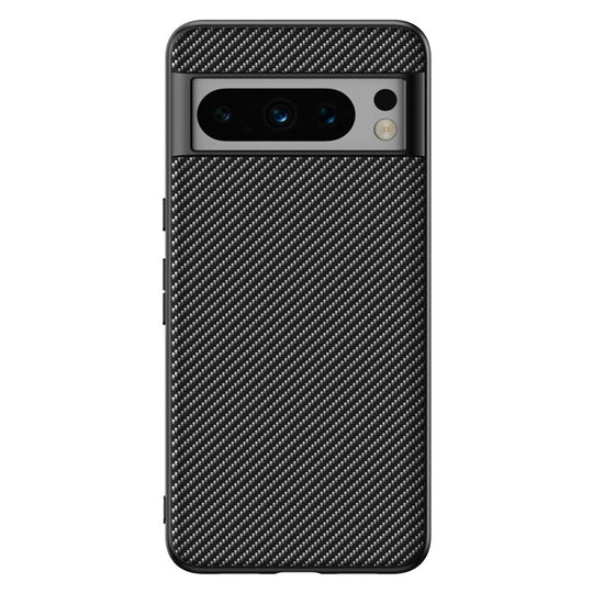 For Google Pixel 9 Pro XL Ultra-thin Carbon Fiber Texture Printing Phone Case(Black)