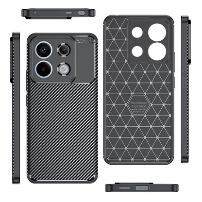 For Xiaomi Redmi Note 13 Pro+ Carbon Fiber Texture Shockproof TPU Phone Case(Black) - Xiaomi Cases by buy2fix | Online Shopping UK | buy2fix