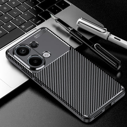 For Xiaomi Redmi Note 13 Pro 4G Carbon Fiber Texture Shockproof TPU Phone Case(Black) - Xiaomi Cases by buy2fix | Online Shopping UK | buy2fix