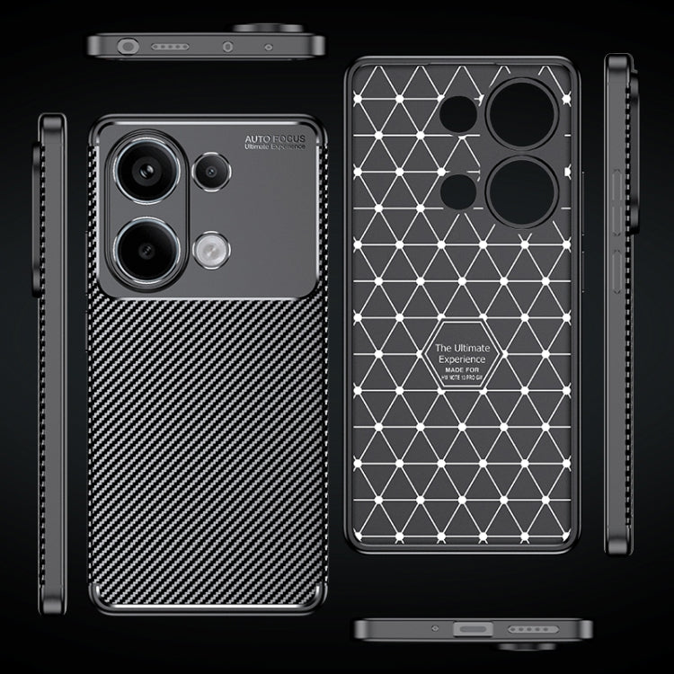 For Xiaomi Redmi Note 13 Pro 4G Carbon Fiber Texture Shockproof TPU Phone Case(Black) - Xiaomi Cases by buy2fix | Online Shopping UK | buy2fix