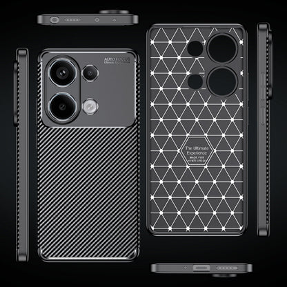 For Xiaomi Redmi Note 13 Pro 4G Carbon Fiber Texture Shockproof TPU Phone Case(Black) - Xiaomi Cases by buy2fix | Online Shopping UK | buy2fix