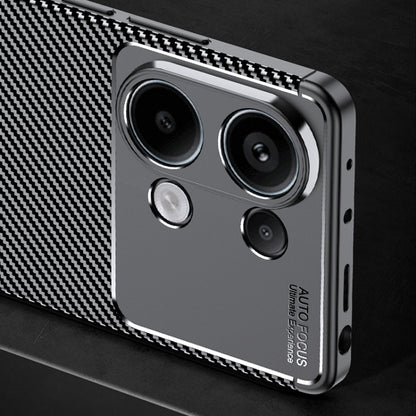 For Xiaomi Redmi Note 13 Pro 4G Carbon Fiber Texture Shockproof TPU Phone Case(Black) - Xiaomi Cases by buy2fix | Online Shopping UK | buy2fix
