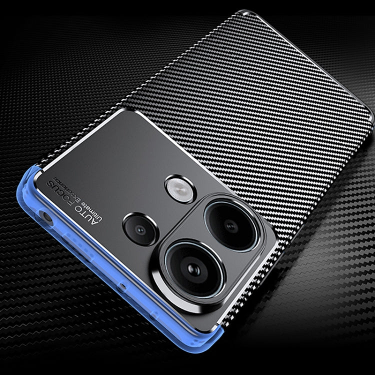 For Xiaomi Redmi Note 13 Pro 4G Carbon Fiber Texture Shockproof TPU Phone Case(Black) - Xiaomi Cases by buy2fix | Online Shopping UK | buy2fix