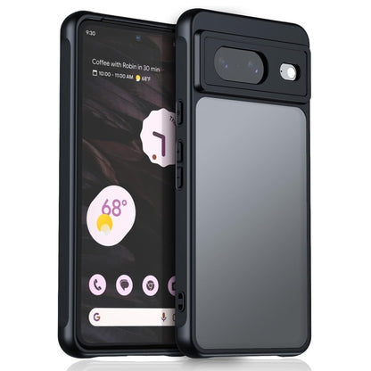For Google Pixel 9 Ultra-thin Translucent PC+TPU Phone Case(Black) by buy2fix
