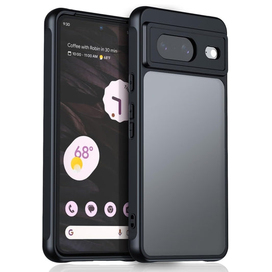 For Google Pixel 9 Ultra-thin Translucent PC+TPU Phone Case(Black) by buy2fix