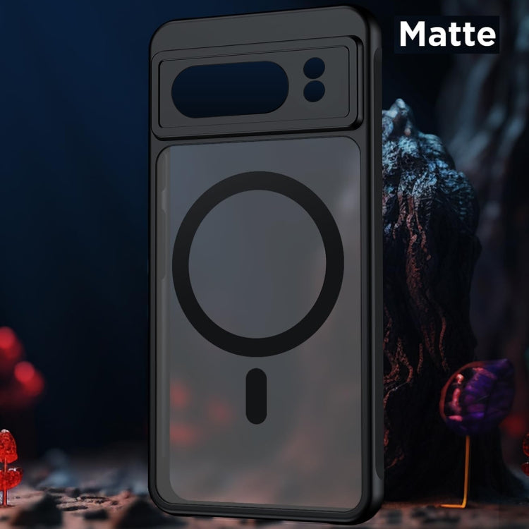 For Google Pixel 9 Pro XL MagSafe Ultra-thin Translucent PC+TPU Phone Case(Black) by buy2fix