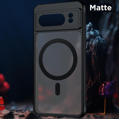 For Google Pixel 9 Pro XL MagSafe Ultra-thin Translucent PC+TPU Phone Case(Black) by buy2fix