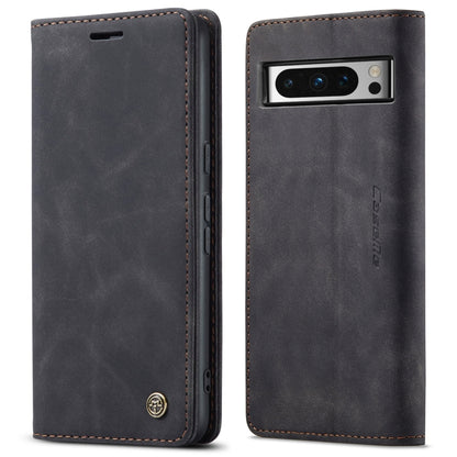 For Google Pixel 8 Pro CaseMe 013 Multifunctional Horizontal Flip Leather Phone Case(Black) - Google Cases by CaseMe | Online Shopping UK | buy2fix