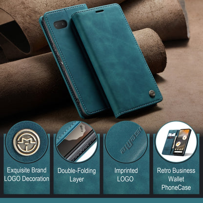 For Google Pixel 6A CaseMe 013 Multifunctional Horizontal Flip Leather Phone Case(Blue) - Google Cases by CaseMe | Online Shopping UK | buy2fix
