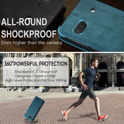 For Google Pixel 6A CaseMe 013 Multifunctional Horizontal Flip Leather Phone Case(Blue) - Google Cases by CaseMe | Online Shopping UK | buy2fix