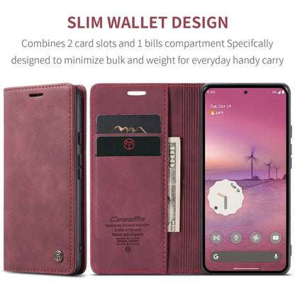 For Google Pixel 10 Pro XL / 9 Pro XL CaseMe 013 Multifunctional Horizontal Flip Leather Phone Case(Wine Red) - Google Cases by CaseMe | Online Shopping UK | buy2fix