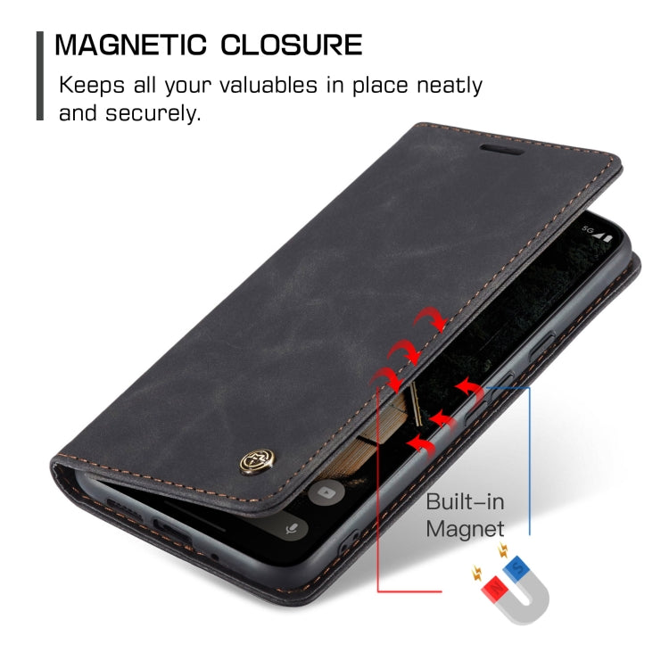 For Google Pixel 10 Pro XL / 9 Pro XL CaseMe 013 Multifunctional Horizontal Flip Leather Phone Case(Black) - Google Cases by CaseMe | Online Shopping UK | buy2fix