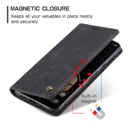 For Google Pixel 10 Pro XL / 9 Pro XL CaseMe 013 Multifunctional Horizontal Flip Leather Phone Case(Black) - Google Cases by CaseMe | Online Shopping UK | buy2fix
