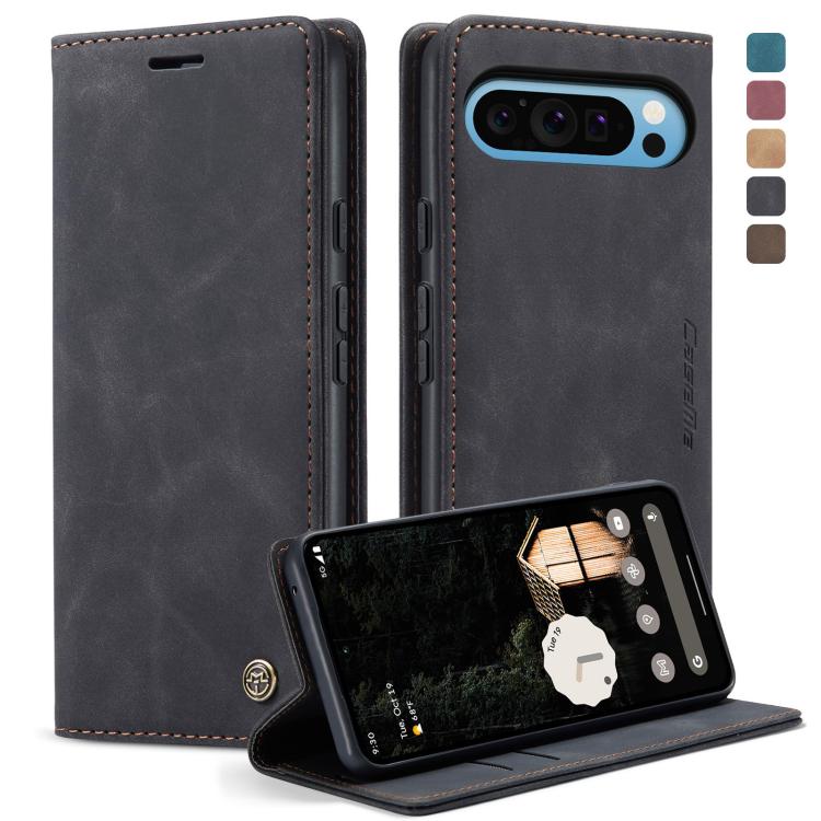 For Google Pixel 10 Pro XL / 9 Pro XL CaseMe 013 Multifunctional Horizontal Flip Leather Phone Case(Black) - Google Cases by CaseMe | Online Shopping UK | buy2fix