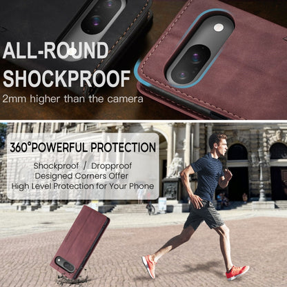 For Google Pixel 10 / 10 Pro / 9 CaseMe 013 Multifunctional Horizontal Flip Leather Phone Case(Wine Red) - Google Cases by CaseMe | Online Shopping UK | buy2fix