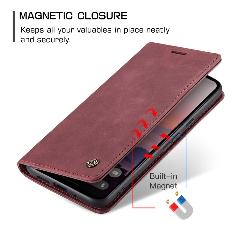 For Google Pixel 10 / 10 Pro / 9 CaseMe 013 Multifunctional Horizontal Flip Leather Phone Case(Wine Red) - Google Cases by CaseMe | Online Shopping UK | buy2fix