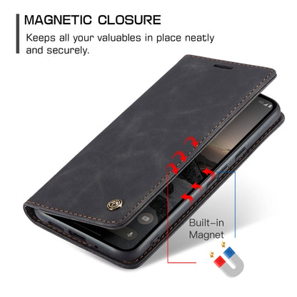 For Google Pixel 10 / 10 Pro / 9 CaseMe 013 Multifunctional Horizontal Flip Leather Phone Case(Black) - Google Cases by CaseMe | Online Shopping UK | buy2fix