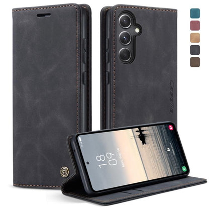 For Samsung Galaxy S23 FE 5G CaseMe 013 Multifunctional Horizontal Flip Leather Phone Case(Black) - Galaxy S23 FE 5G Cases by CaseMe | Online Shopping UK | buy2fix
