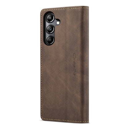 For Samsung Galaxy A05s CaseMe 013 Multifunctional Horizontal Flip Leather Phone Case(Coffee) by CaseMe