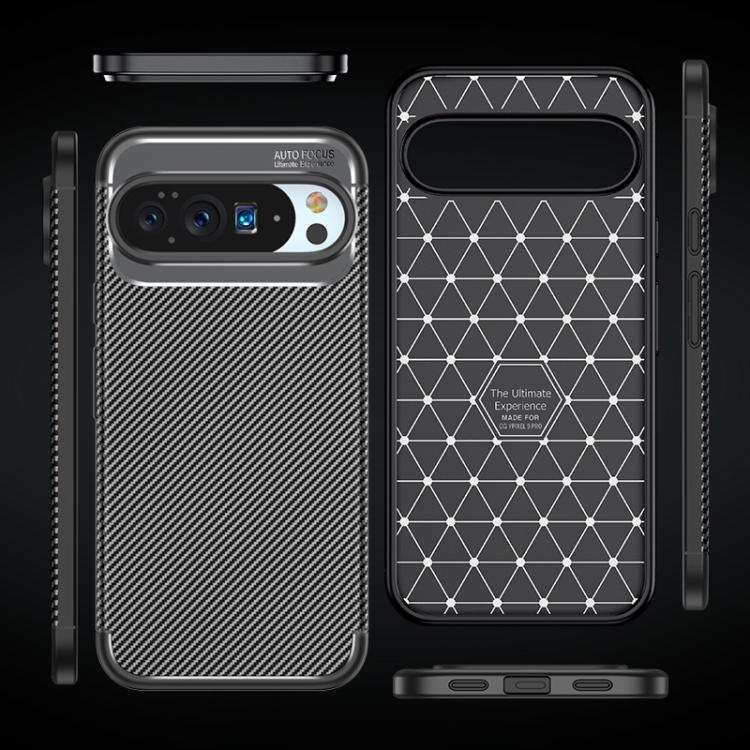 For Google Pixel 10 / 10 Pro Carbon Fiber Texture Shockproof TPU Phone Case(Black) - Google Cases by buy2fix | Online Shopping UK | buy2fix