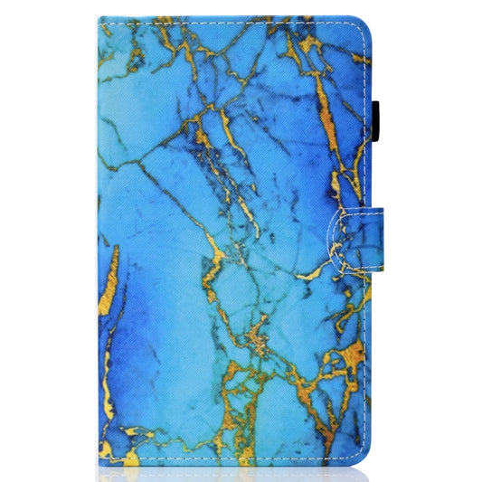 For Samsung Galaxy Tab A9+ Coloured Drawing Stitching Flip PU Tablet Case with Sleep / Wake-up Function(Gilded Marble) - Galaxy Tab A9+ by buy2fix | Online Shopping UK | buy2fix