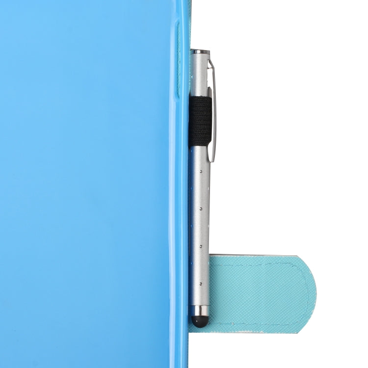 For Samsung Galaxy Tab A9+ Coloured Drawing Stitching Smart Leather Tablet Case with Sleep / Wake-up Function(Night Cat) - Galaxy Tab A9+ by buy2fix | Online Shopping UK | buy2fix