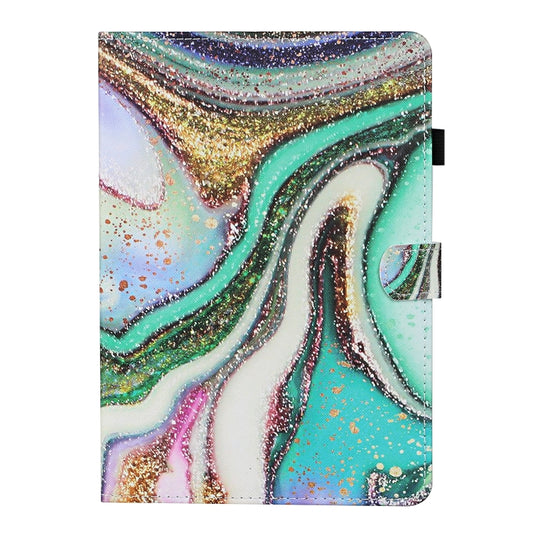 For Samsung Galaxy Tab A9 Coloured Drawing Stitching Smart Leather Tablet Case with Sleep / Wake-up Function(Colored Sand) - Galaxy Tab A9 by buy2fix | Online Shopping UK | buy2fix