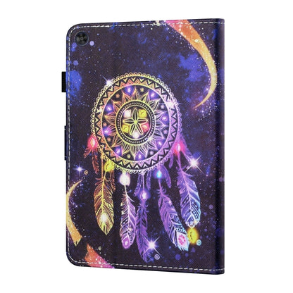 For Samsung Galaxy Tab A9 Coloured Drawing Stitching Flip PU Tablet Case with Sleep / Wake-up Function(Starry Sky Wind Chimes) - Galaxy Tab A9 by buy2fix | Online Shopping UK | buy2fix