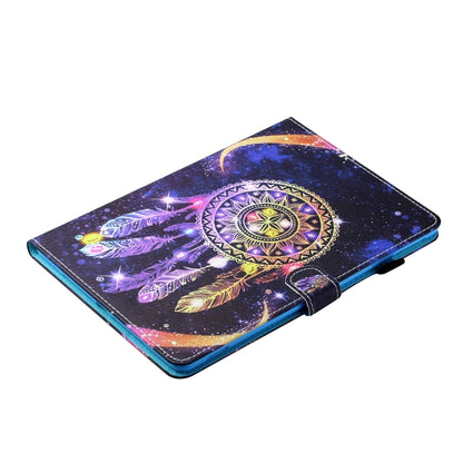 For Samsung Galaxy Tab A9 Coloured Drawing Stitching Flip PU Tablet Case with Sleep / Wake-up Function(Starry Sky Wind Chimes) - Galaxy Tab A9 by buy2fix | Online Shopping UK | buy2fix