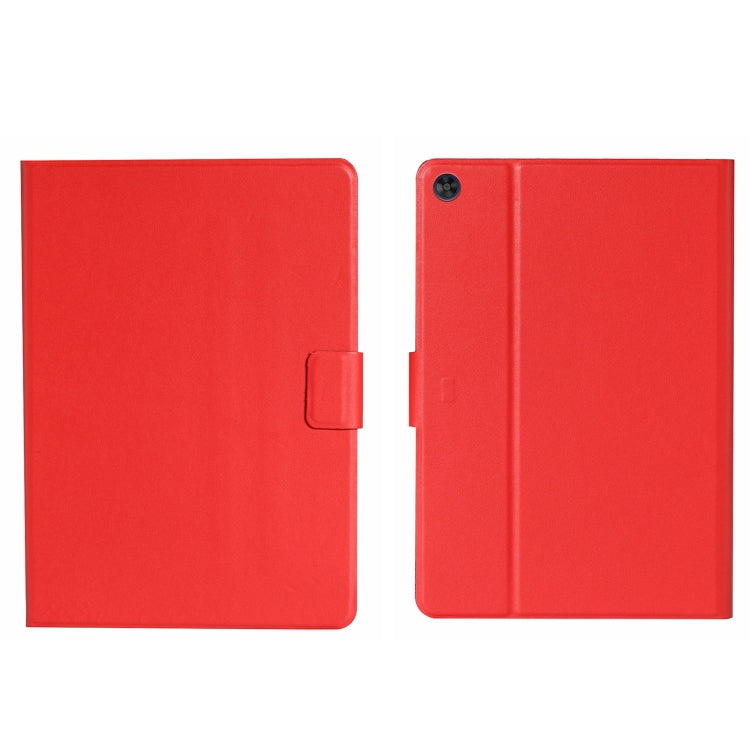 For Samsung Galaxy Tab A9+ Pure Color PU Tablet Case with Sleep / Wake-up Function(Red) - Galaxy Tab A9+ by buy2fix | Online Shopping UK | buy2fix