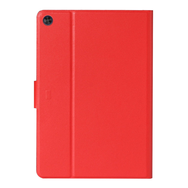 For Samsung Galaxy Tab A9+ Pure Color PU Tablet Case with Sleep / Wake-up Function(Red) - Galaxy Tab A9+ by buy2fix | Online Shopping UK | buy2fix