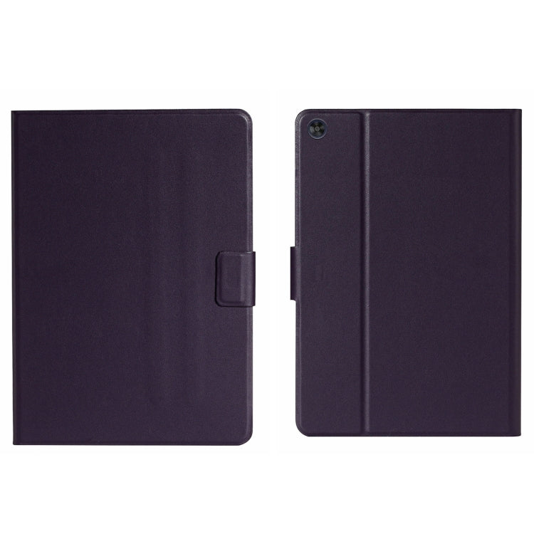 For Samsung Galaxy Tab A9+ Pure Color PU Tablet Case with Sleep / Wake-up Function(Purple) - Galaxy Tab A9+ by buy2fix | Online Shopping UK | buy2fix