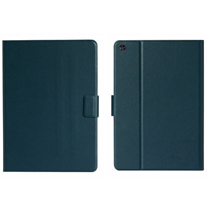 For Samsung Galaxy Tab A9+ Pure Color PU Tablet Case with Sleep / Wake-up Function(Dark Green) - Galaxy Tab A9+ by buy2fix | Online Shopping UK | buy2fix