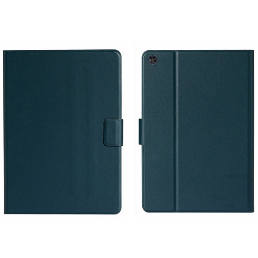 For Samsung Galaxy Tab A9+ Pure Color PU Tablet Case with Sleep / Wake-up Function(Dark Green) - Galaxy Tab A9+ by buy2fix | Online Shopping UK | buy2fix