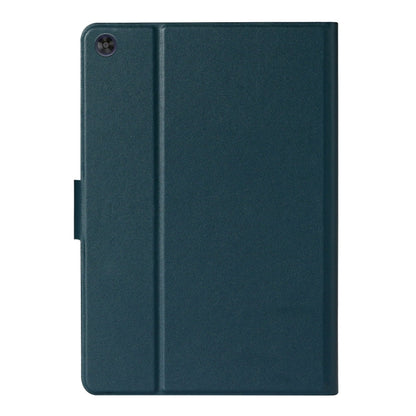 For Samsung Galaxy Tab A9+ Pure Color PU Tablet Case with Sleep / Wake-up Function(Dark Green) - Galaxy Tab A9+ by buy2fix | Online Shopping UK | buy2fix