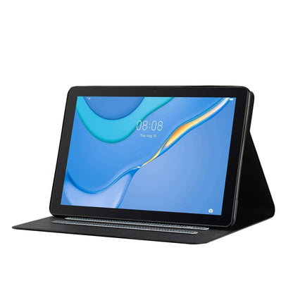 For Samsung Galaxy Tab A9+ Pure Color PU Tablet Case with Sleep / Wake-up Function(Dark Green) - Galaxy Tab A9+ by buy2fix | Online Shopping UK | buy2fix