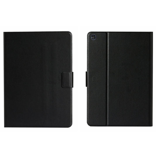 For Samsung Galaxy Tab A9 Pure Color PU Tablet Case with Sleep / Wake-up Function(Black) - Galaxy Tab A9 by buy2fix | Online Shopping UK | buy2fix