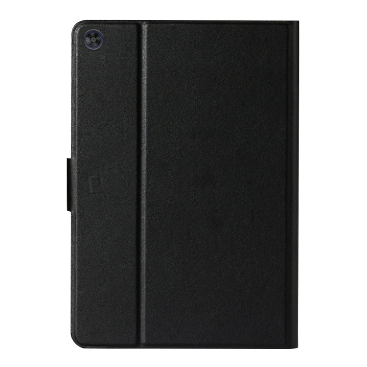 For Samsung Galaxy Tab A9 Pure Color PU Tablet Case with Sleep / Wake-up Function(Black) - Galaxy Tab A9 by buy2fix | Online Shopping UK | buy2fix